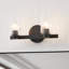 Éclairage pour meuble-lavabo noir mat 2 lumières Dungannon Azariah-1949863208-1949863215