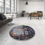 Tapis noir / gris à motif abstrait Braman-1414879913
