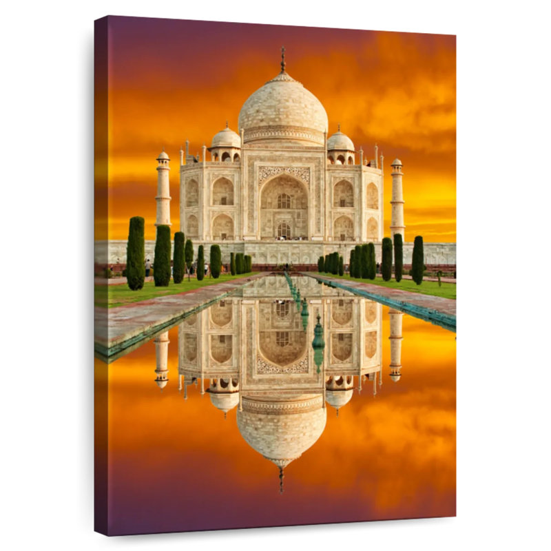 Aime Taj Mahal At Sundown, 24" H x 16" W