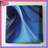 Blue Abstract Waves Quilted Bedspread All Sizes-129974863