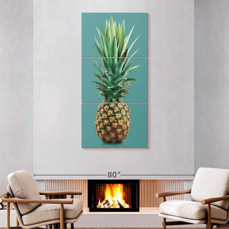 Crowned Pineapple, 75" H x 36" W