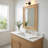 Rustic Rattan & Solid Wood Rectangular Wall Mirror-888209013-888209014
