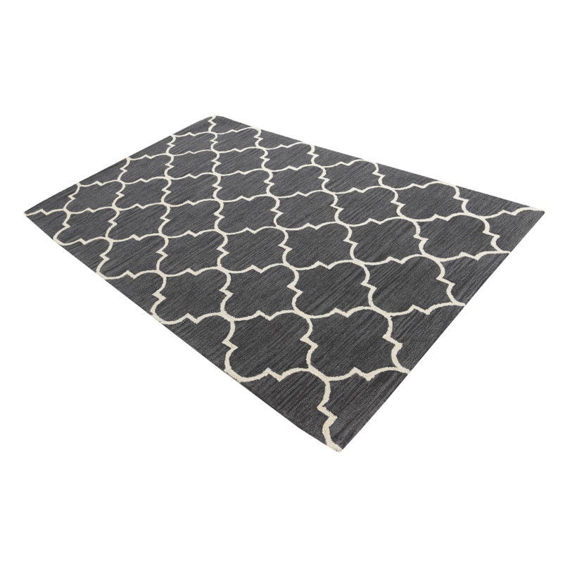Tapis noir Otto