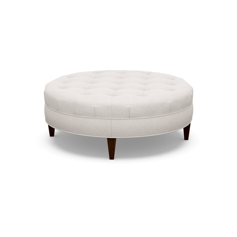 Round Ottoman, Walnut, 8240-70