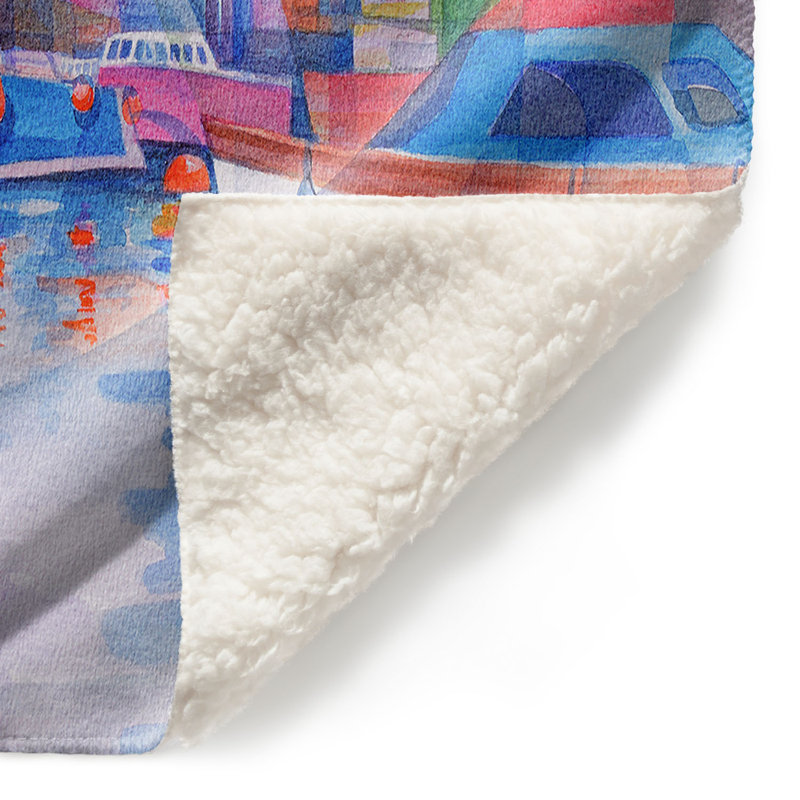 Couverture sherpa doux à la harbor, l 68 po x L 80 po