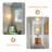 1-Light Faux Alabaster Flush Mounted Sconce