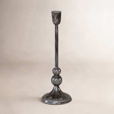 Enameled Aluminum Candlestick Holder