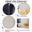 Waves Of Joy Minimal Nova - bleu et or I - peinture abstraite, art mural-1264404125-1264404103