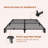 Metal Bed Frame, Heavy Duty Platform with 800 lbs Support, No Box Spring Needed, Easy Tool-Free Assembly, Noise-Free Design-1860289819