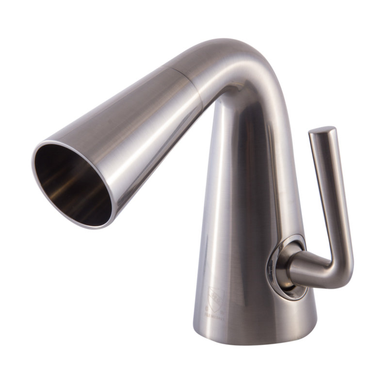 Single-Hole Bathroom Faucet, Brushed Nickel
