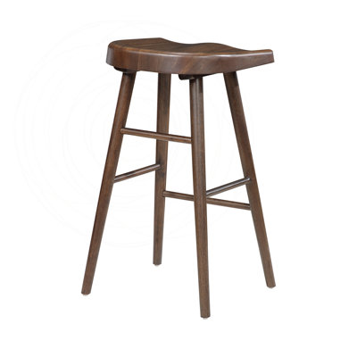 Ensemble de salle à manger de style pub brun avec repose-pieds en métal