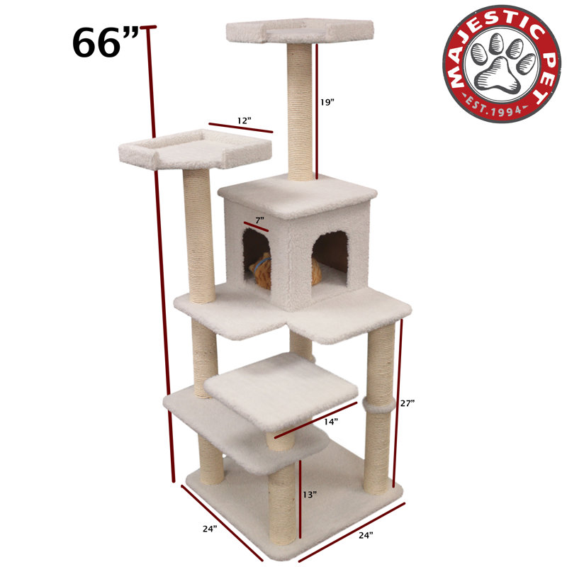 Arbre à chat 66" bungalow sherpa