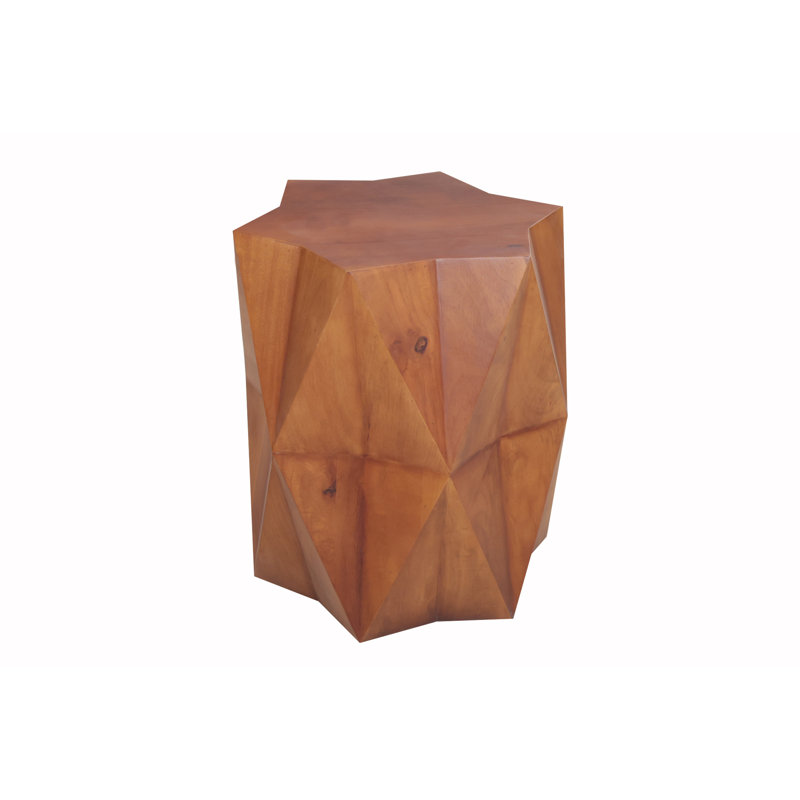 Table d'appoint romaine / olwen - bois massif de manguier