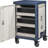 42.79'' H x 26.41'' W 1 Laptop/Tablet Storage Cart with Wheels