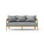 Toscana Outdoor 4 - Piece Teak Conversation Set