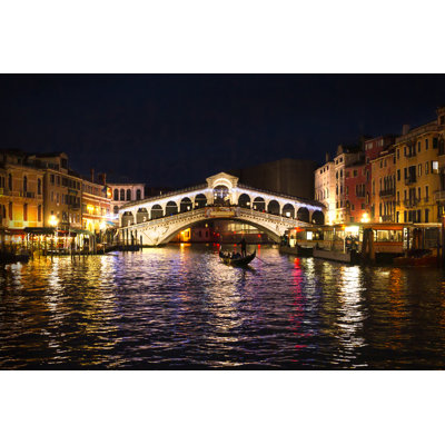 Rialto Bridge by Vladislav Mikhailov - Wrapped Canvas Print