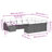 Vidaxl Garden Sofa Set Black, Cream White