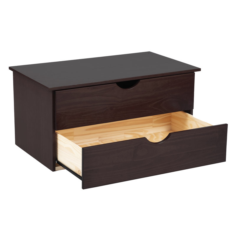 Commode interne à 2 tiroirs 100% bois massif seulement pour système d'organisation de garde-robe Armoire Regal