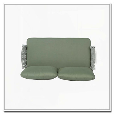 Causeuse et table en acier