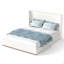Très grande base de lit tapissier, tête de lit à oreilles de 47 po-1740591206