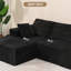 Canapé modulaire modulaire avec coussin, canapé modulaire Cloud avec méridienne, canapé modulaire moderne en L avec assise profonde, canapé rembourré pour le salon et la chambre à coucher-718741978