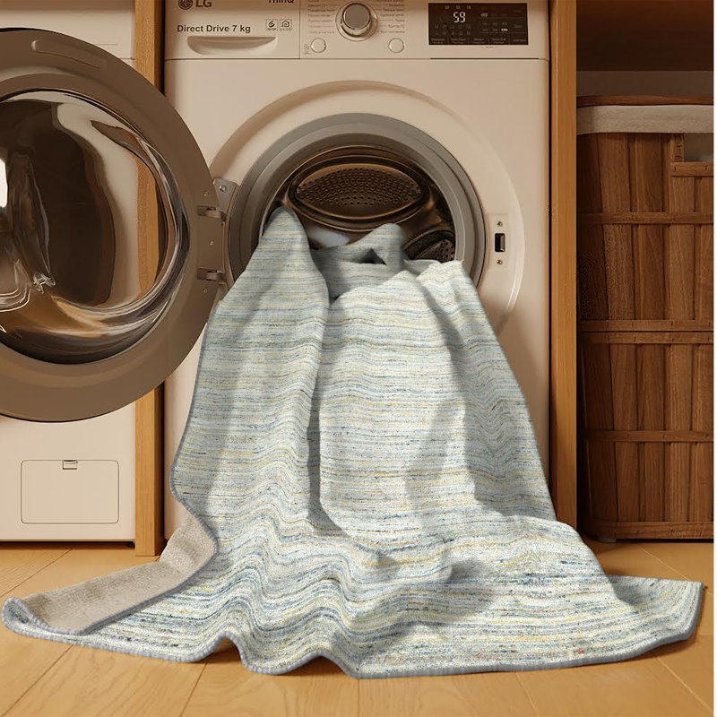 Tapis contemporain 100% lavable à la machine 1725, Rectangle 2 pi x 3 pi