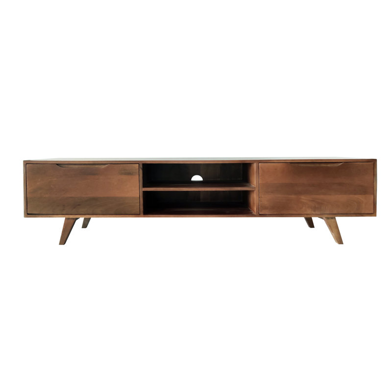 Crowell Unfinished TV Stand, Walnut