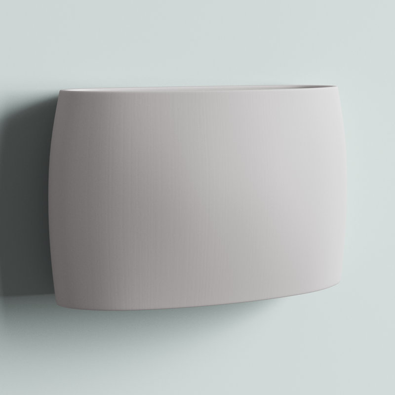 Henry Street Ceramic Flush Mounted Sconce, Bisque