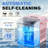 Countertop Ice Maker With Handle,Self-Cleaning Ice Machine,9 Ice Cubes Ready In 6 Mins For Home/Kitchen/Bar/Party/Camping-124086811