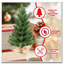 Ensemble de 2 arbres de Noël de table