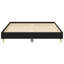 Bed Frame Black Oak Engineered Wood-1932518709