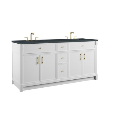 Bellshire 72" W Double Vanity
