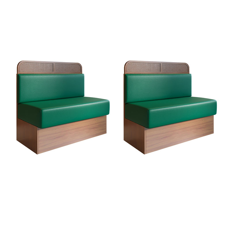 Banc rembourré en similicuir haut de gamme