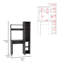 Bureau d'écriture, deux tablettes supérieures, cinq casiers-669715750