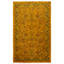 Overdyed Hand-Knotted Wool Modern-Contemporary Gold Area Rug 3' 2" x 5' 1"