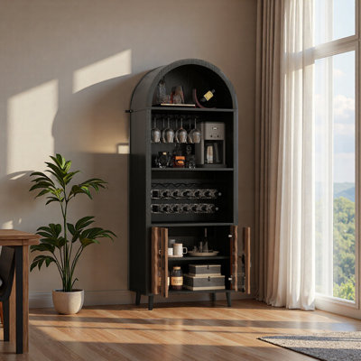 Armoire bar 71 po Farmhouse