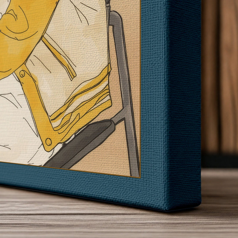 Print, 30x20 - 76.2 x 50.8 cm, Teal Border