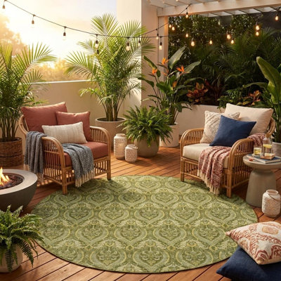 Tapis d'intérieur rond 8 po rond