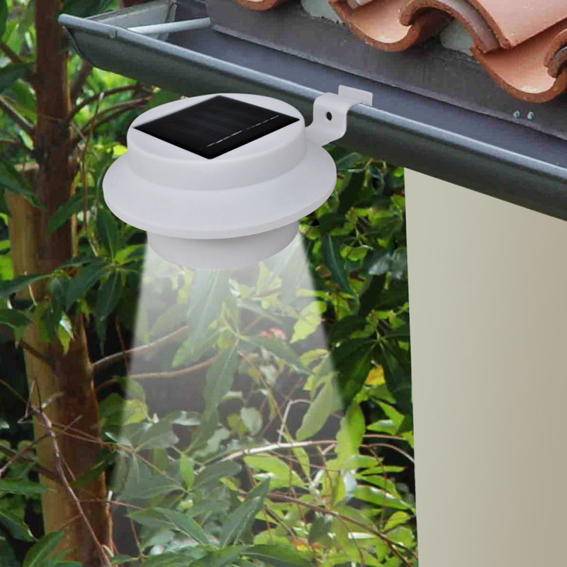 Solar Powered Integrated LED Pathway Light Pack, White