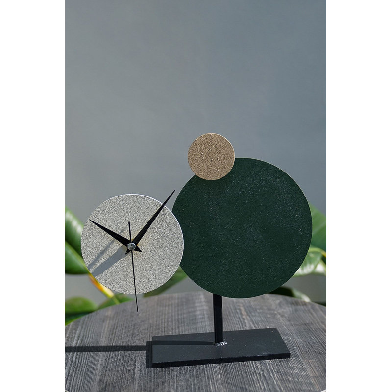 Horloge décorative, Vert