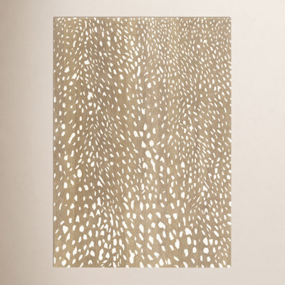 Jona Light Brown Hand-Tufted Wool Rug