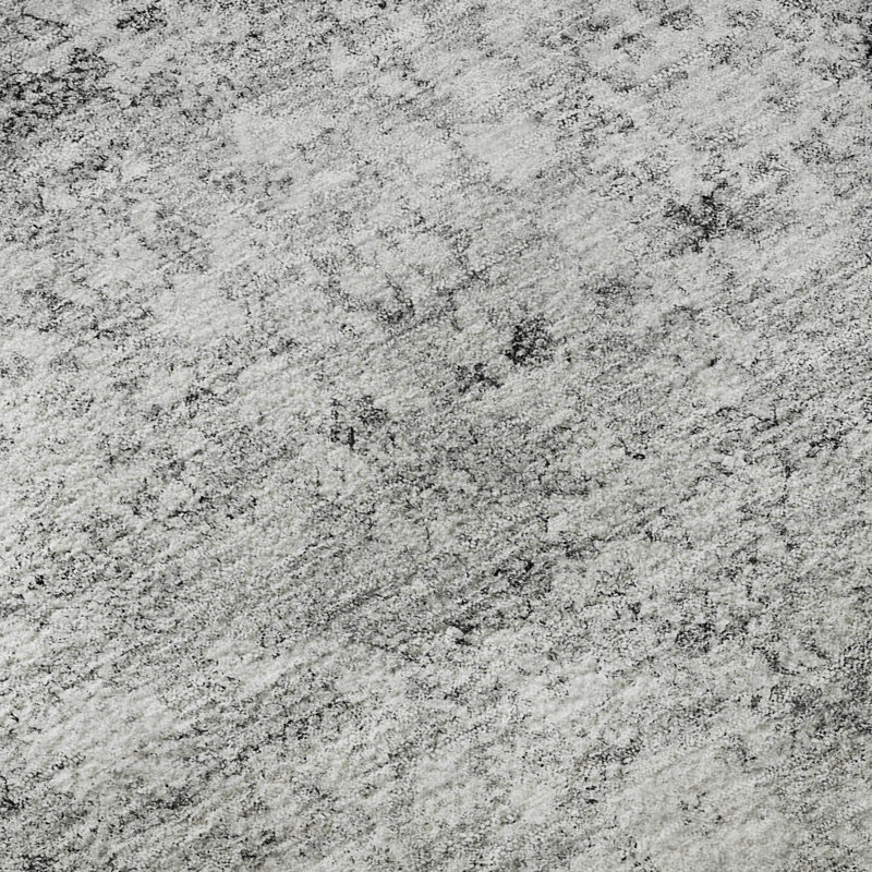 Premium Machine Washable Cerrito Silver Rug, Round 8'