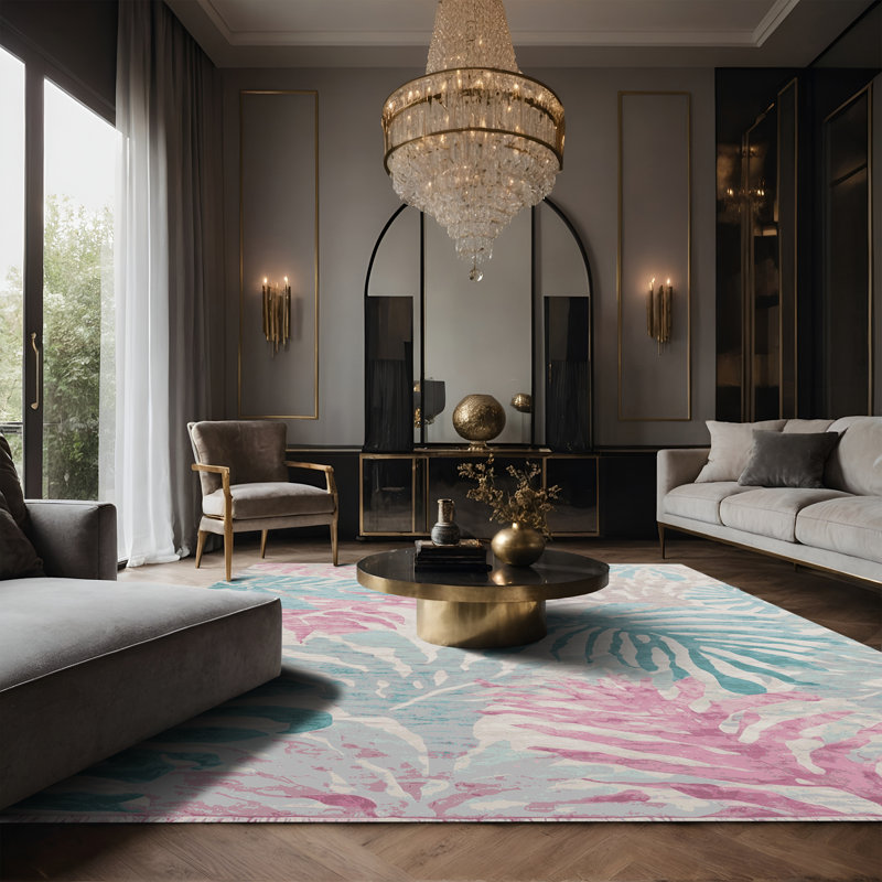 Tapis gris soyeux et moelleux, Tapis de couloir 2 pi x 4 pi