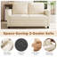 2 Seater Linen Loveseat-229843653