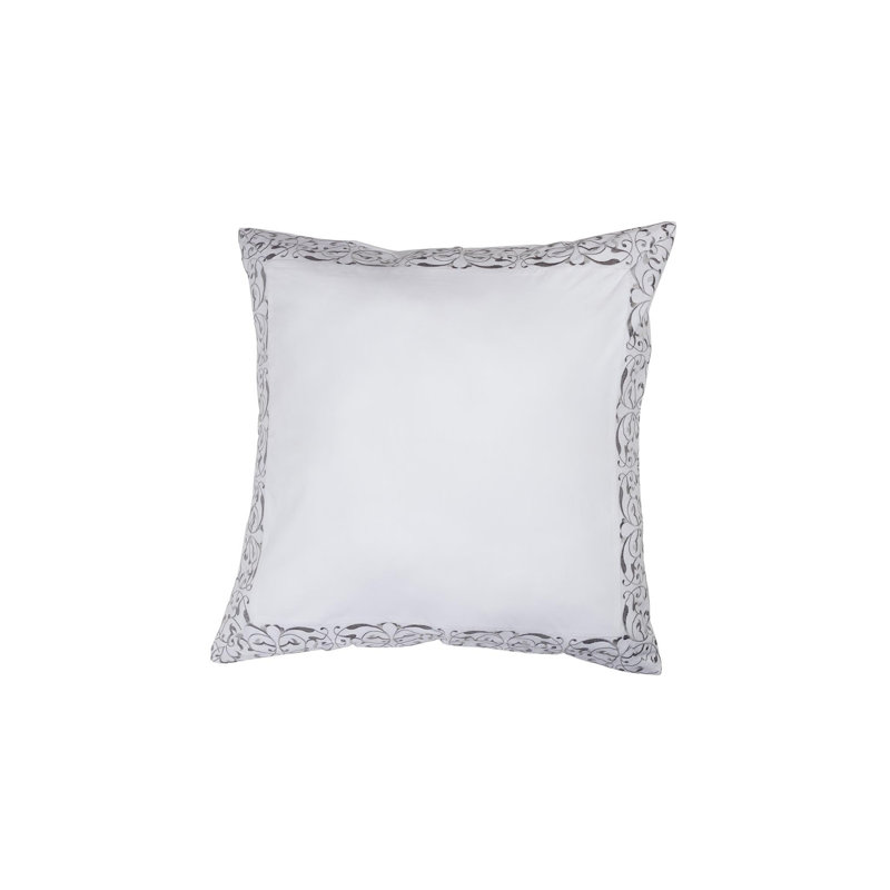 Housse de coussin 100% coton , Argent