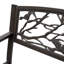 Banc de jardin, banc de patio extérieur avec motif animalier pour espace de vie