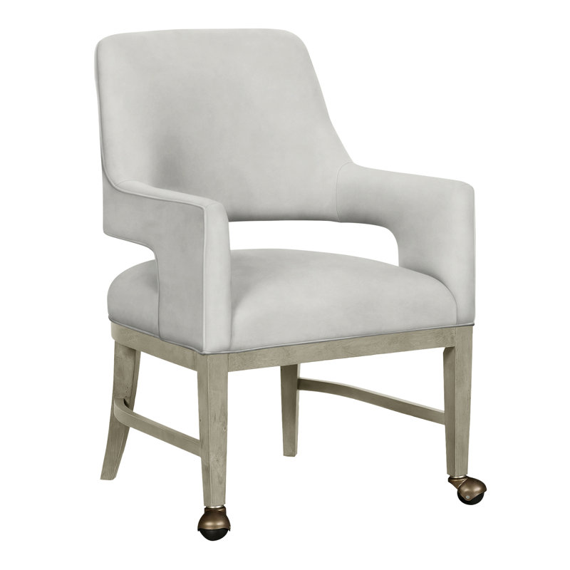 Chaise avec accoudoirs Josie Grande, Perigold clé personnage minéral, Amande chamois