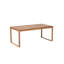 Iwar 6 - Person Acacia Solid Wood Patio Dining Set Rectangular Table with Cushions Included-94017666