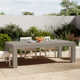Shea 87'' Teak Outdoor Dining Table