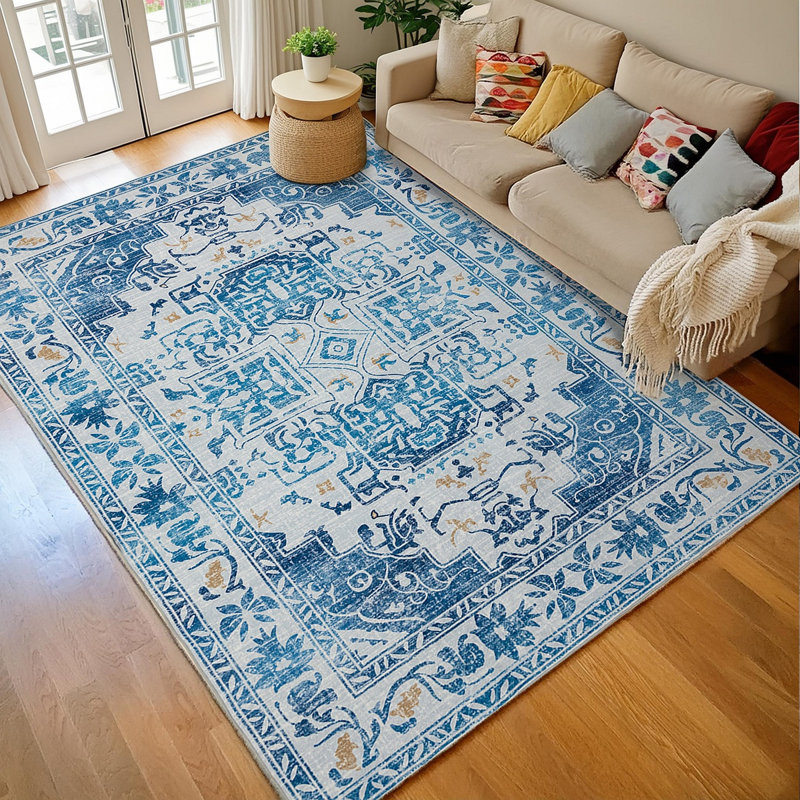 Tapis de salon rectangulaire Ciarah, Rectangle 4 pi x 6 pi